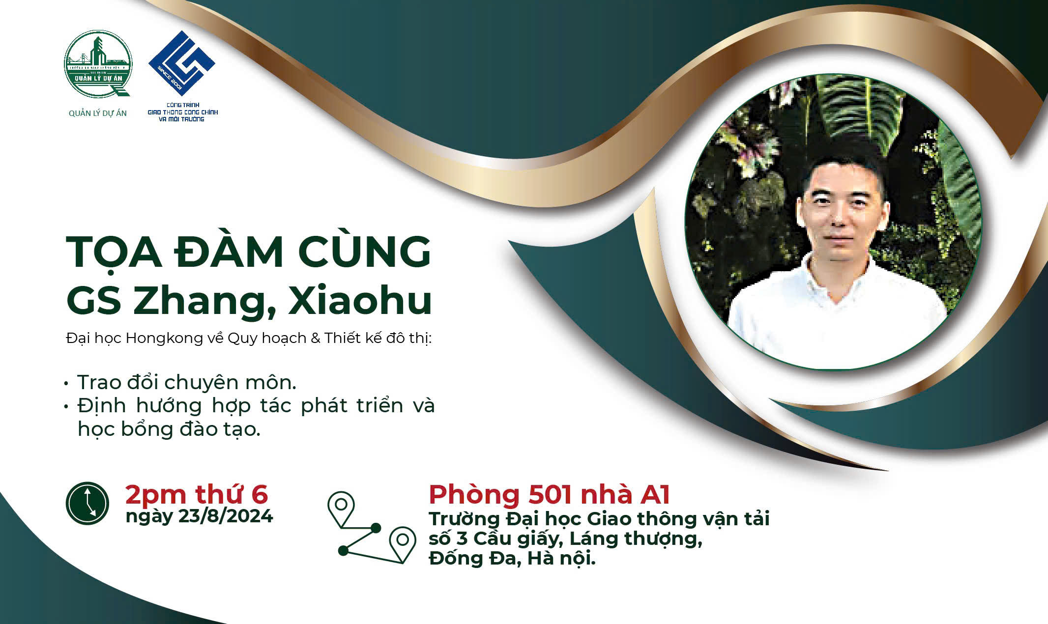 Tọa đàm về quy hoạch và thiết kế đô thị với Giáo sư Zhang Xiaohu