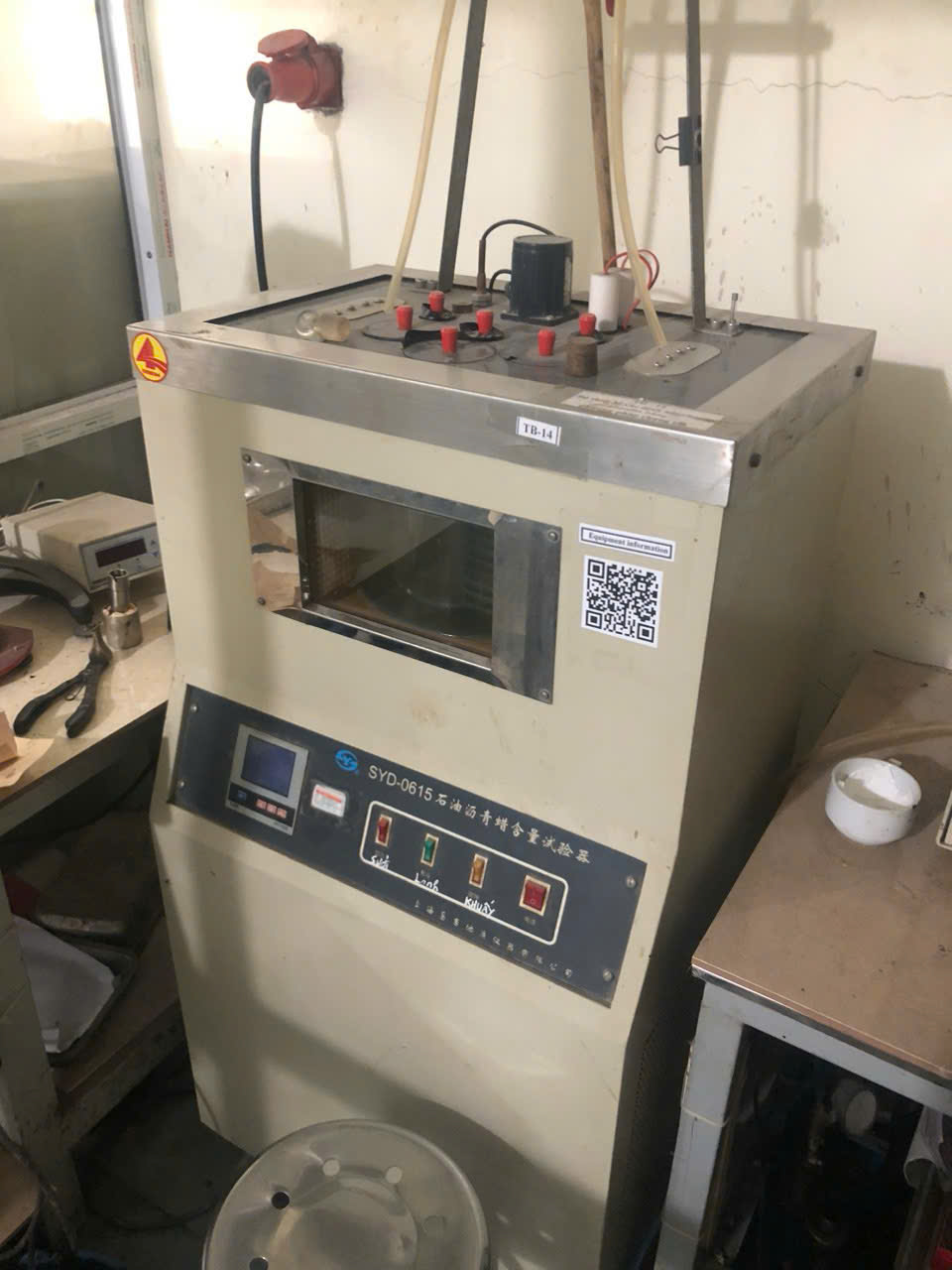 Máy xác định hàm lượng parafin trong nhựa đường