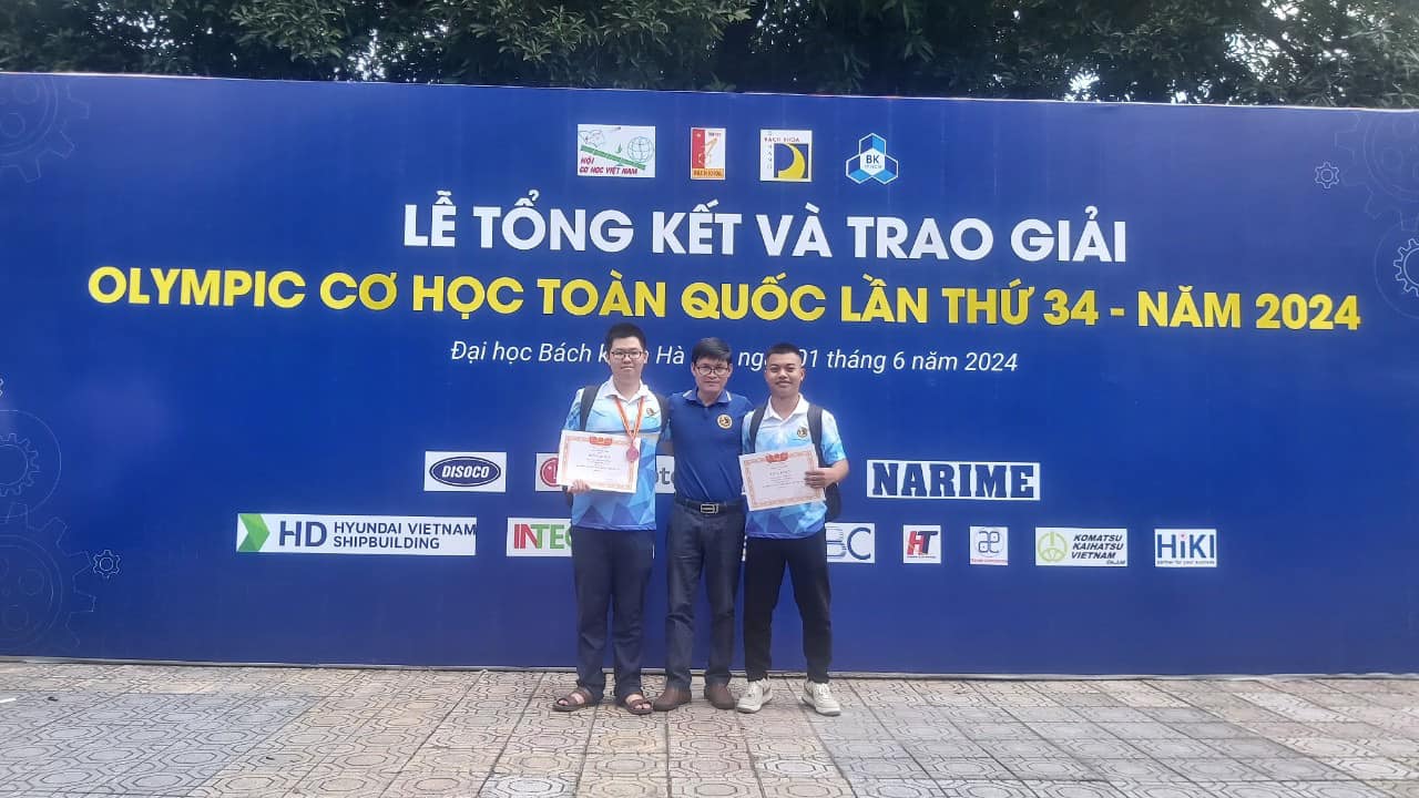 Tổng Kết Olympic Cơ Học Toàn Quốc 2024 